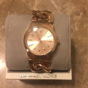 Michael Kors rose gold watch